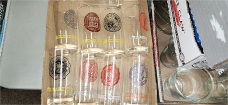 Collegiate Drinking Glasse