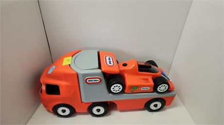 Little Tykes Truck & Race Car & Tool Box Set. Good Condition