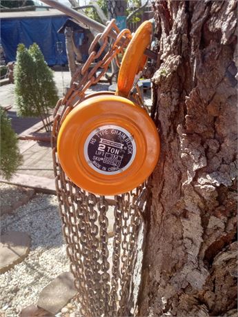 2 ton block and tackle