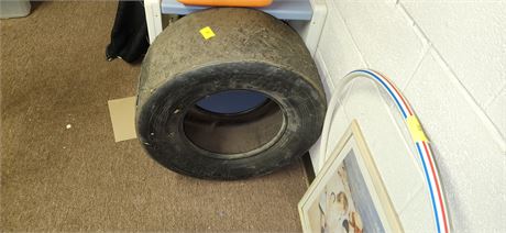 Dale Earnhardt Tire From Bristol Race. Only 2 Laps On Tire