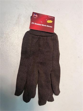 Beaded Work Gloves
