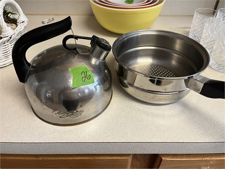 Teapot and Strainer