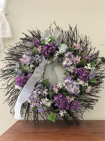 Silk Flower Wreath