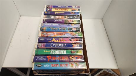 Lot Of VHS Disney Movies