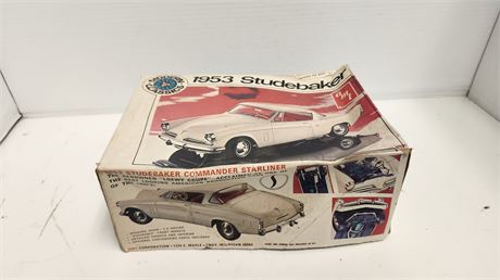 1953 Studebaker Model Kit, NOT ASSEMBLED