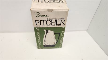 Riviera Insulated Chrome Pitcher