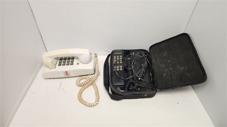Vintage Cellphone & Home Phone