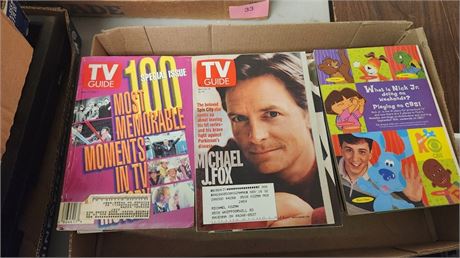 Vintage T.V. Guides