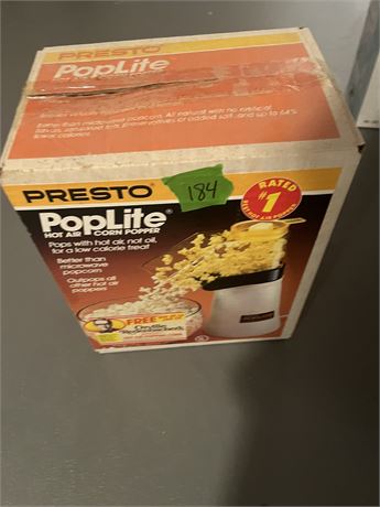 Presto Poplite Popcorn Maker