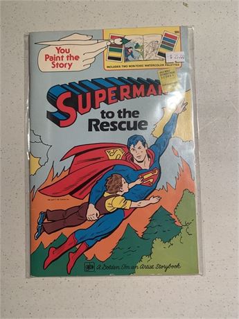 Superman Comic Book Superman To The Rescue Plant Your Story Watercolor Palettes