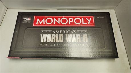WWII Monopoly Board Game