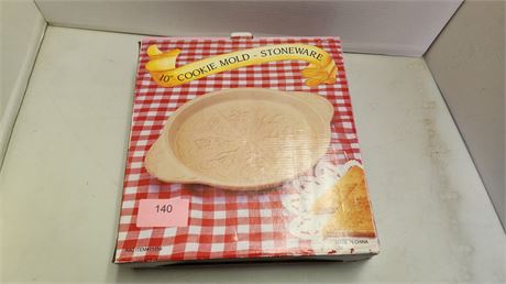 10" Stoneware Cookie Mold