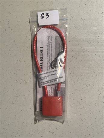 Red Gun Safety Trigger Lock From Project ChildSafe US Department Of Justice