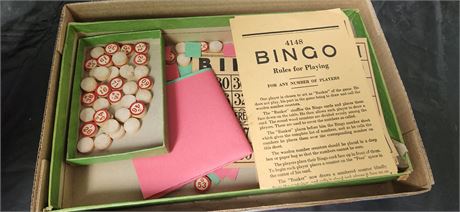 Vintage Bingo Game