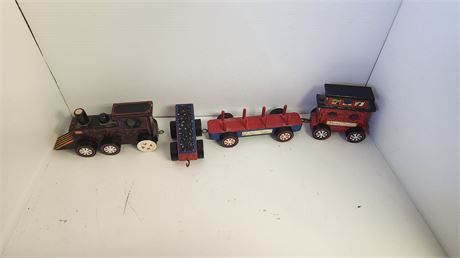 Wood Train Cars