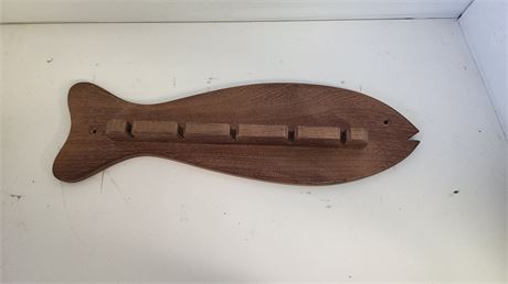 Wood Fish Wall Hanger