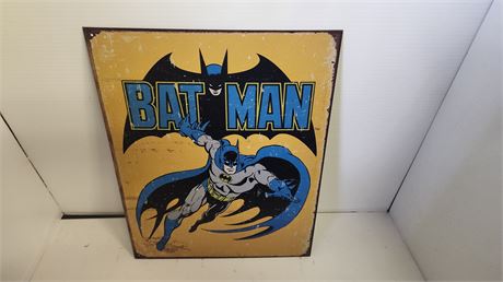 Metal Batman Sign