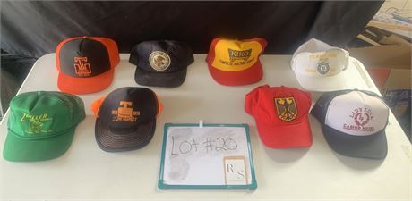 Baseball Trucker Hats Caps DOJ Tucker Zoeller Pumps Kiko Auctions Lot of 7
