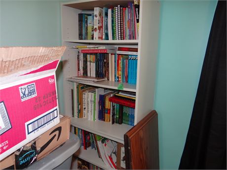 2 Bookcases and Books