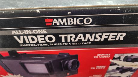 Ambico  All-In-One Video Transfer Damaged Box NOT TESTED