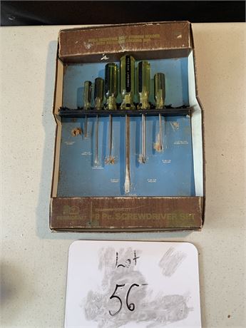 Vintage Penncraft Screwdriver Set 6 Pieces Comes With Original Box