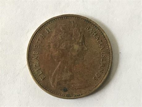 1966 Bahama Islands One Cent