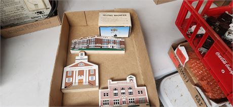 Wooden building replicas