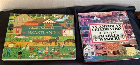 Set Of Charles Wysocki Books AUTOGRAPHED
