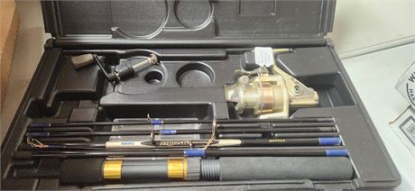 Fishing rod and reel in case