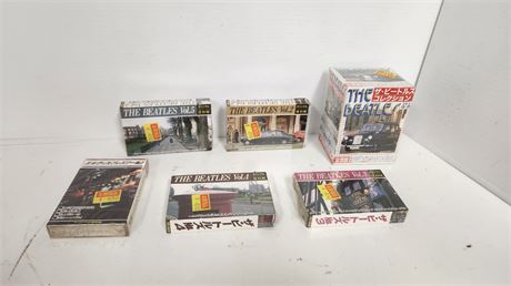 Lot Of Beatles Cassette Tapes In Japanese, NEW!!!