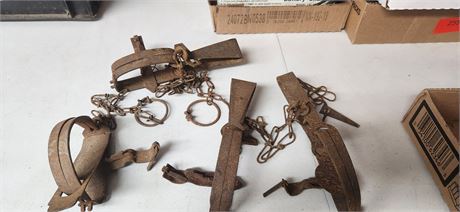 Lot of Animal Traps