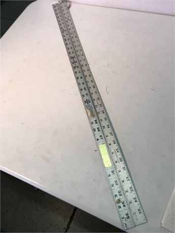 2 Metal Yardsticks