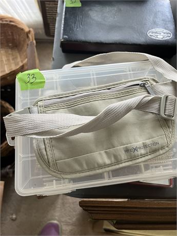 RFID Protection Waist Pouch, container