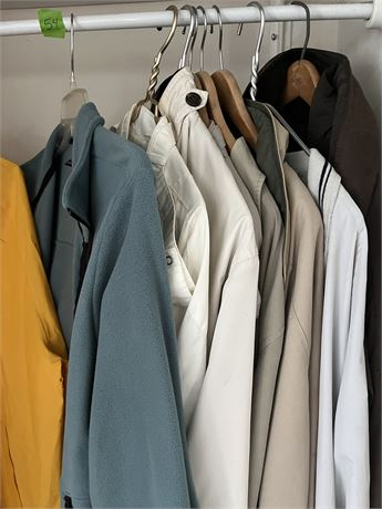 Men's Coat Lot, North Face, Member's Only, London Fog, etc