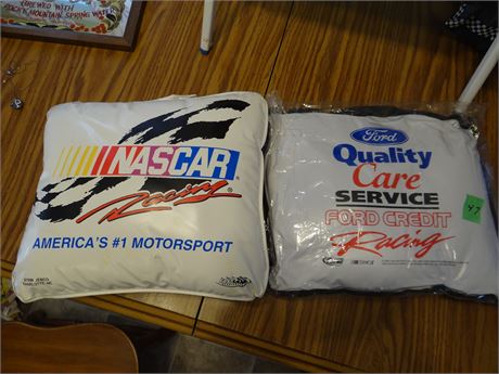 2 Nascar  Pillows