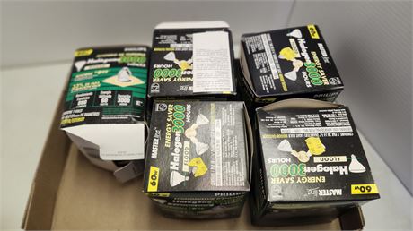 Lot of halogen bulbs, untested