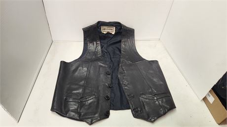 Leather Chess King Vest. Size Large