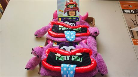 3 Party Girl Hats. NEW!!