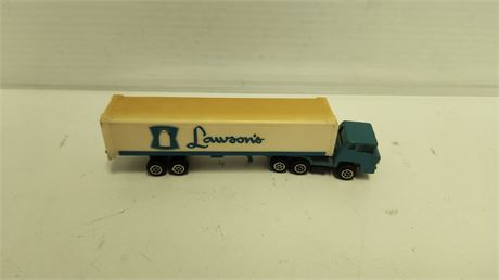 Vintage Lawson"s Small Semi Truck & Trailer