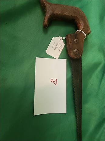 1887 Atkins hand saw