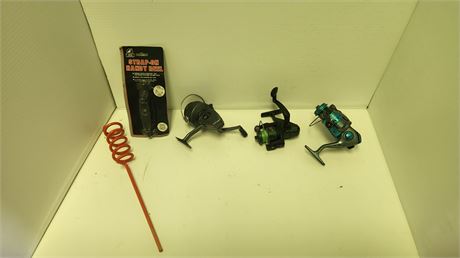 Fishing Reels & Strap-On Handy Reel & Fishing Pole Holder