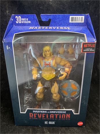 Masters Of The Universe Revelation Heman Action Figure Collectible Toy NEW