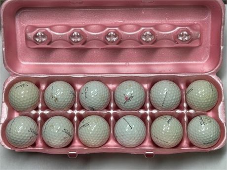 Dozen Used Titleist Pro V 1 Golf Balls