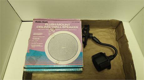 Optmus 5 1/4 Two-Way In-Ceiling/Wall Mount Speaker & Cell Phone Holder