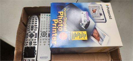 Photo printer and 2 remotes