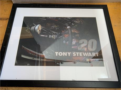 Nascar Images In Motion Home Depot Tony Stewart Picture 21.5" x 17.75"