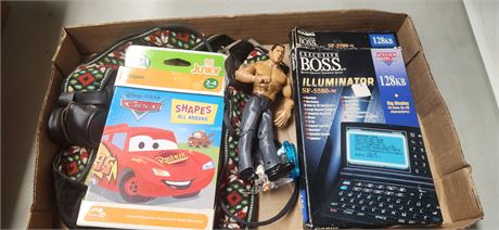 Action figure and camera strap