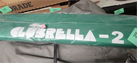 Clubrella umbrella for golf clubs