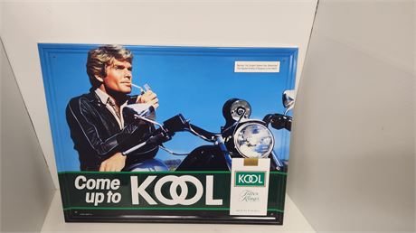 1984 Kool Cigarettes Advertisement Metal Sign
