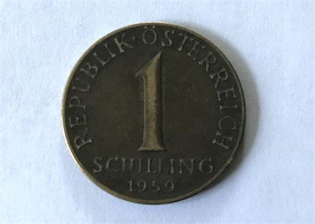 1959 Austria 1 Schilling